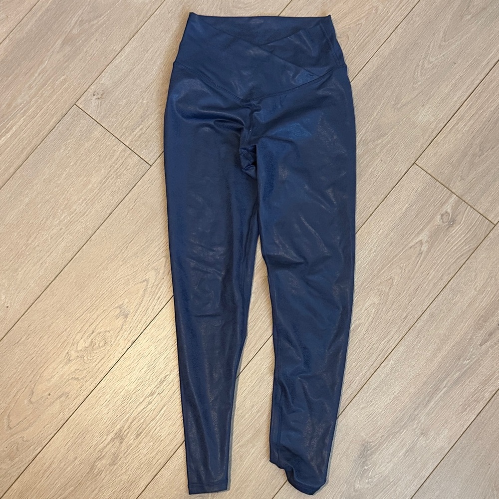 Aerie Navy Blue High-Waisted Leggings